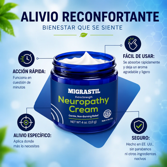 NEUROPATHY CREAM - ALIVIO PARA TUS PIES
