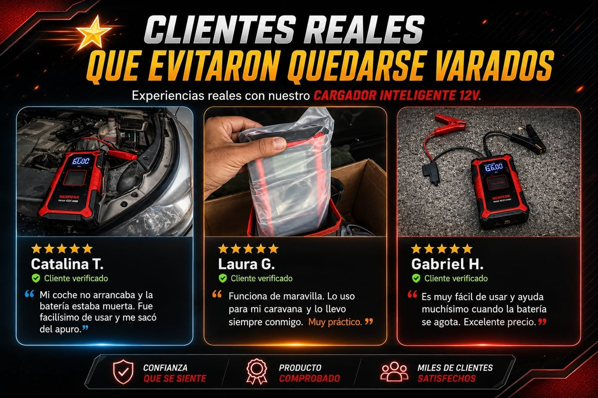 ARRANCADOR PORTÁTIL - NUNCA MÁS TE QUEDES VARADO: ARRANCA TU AUTO EN SEGUNDOS